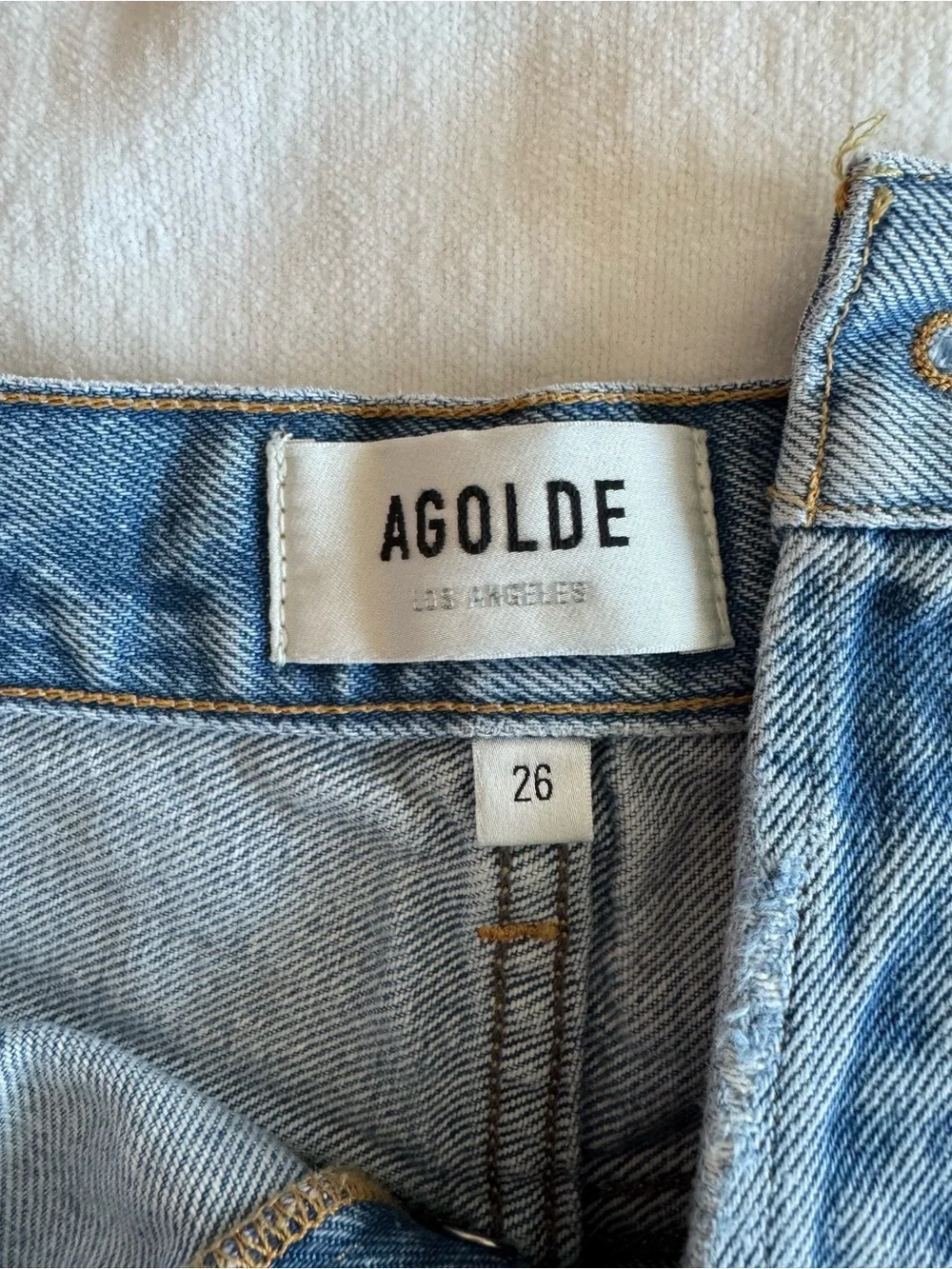 Agolde classic denim